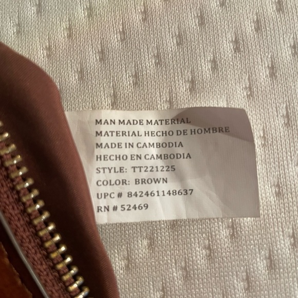 Brown no evident brand. Cross body purse. - Picture 2 of 6